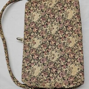 Floral Tapestry Shoulder Bag